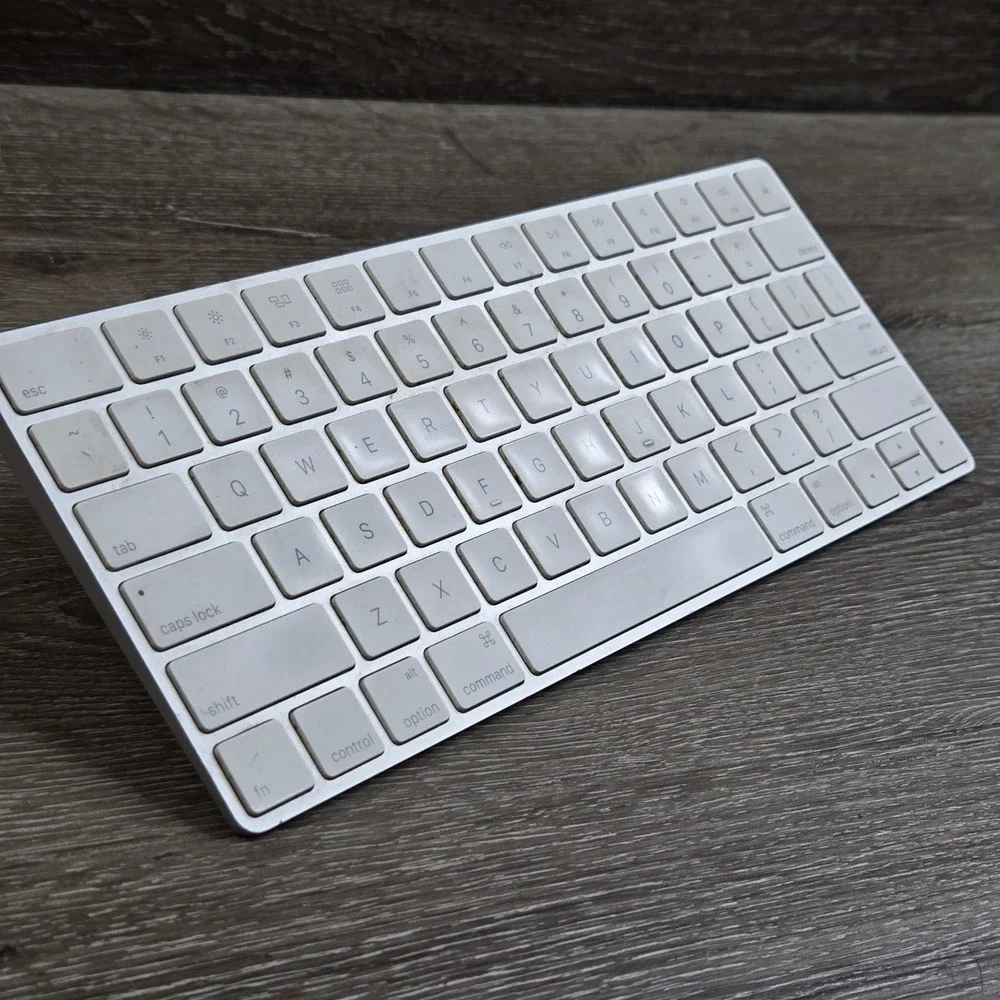 Working Apple iMac Mac Mini Keyboard Wireless Bluetooth Aluminum A1314